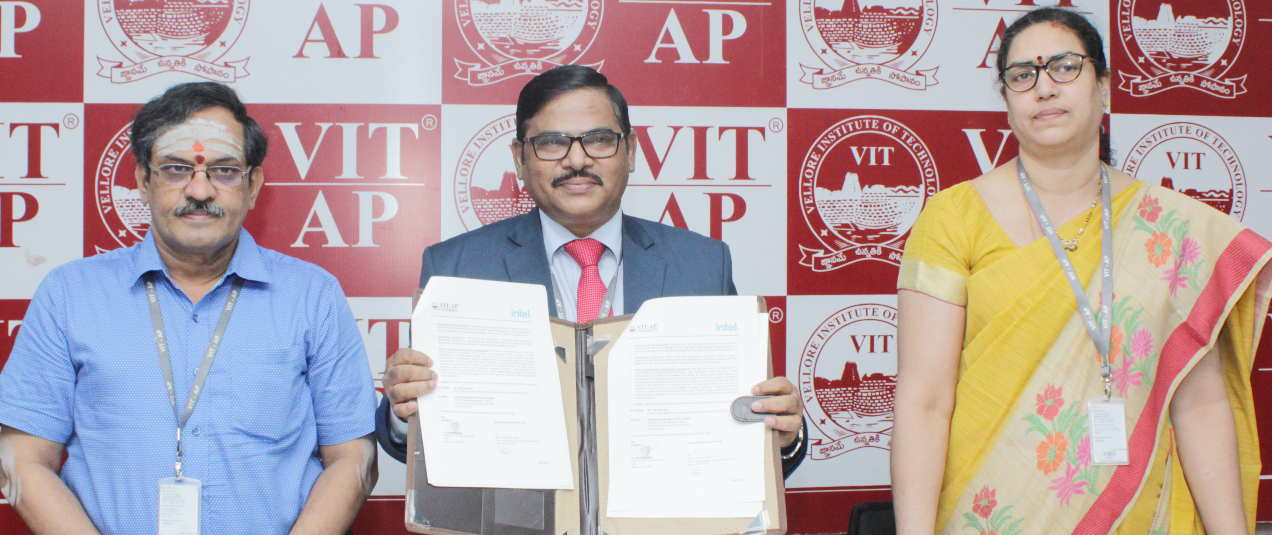 वीआईटी-एपी में इंटरनेट ऑफ थिंग्स पर दो समझौते हस्ताक्षरित