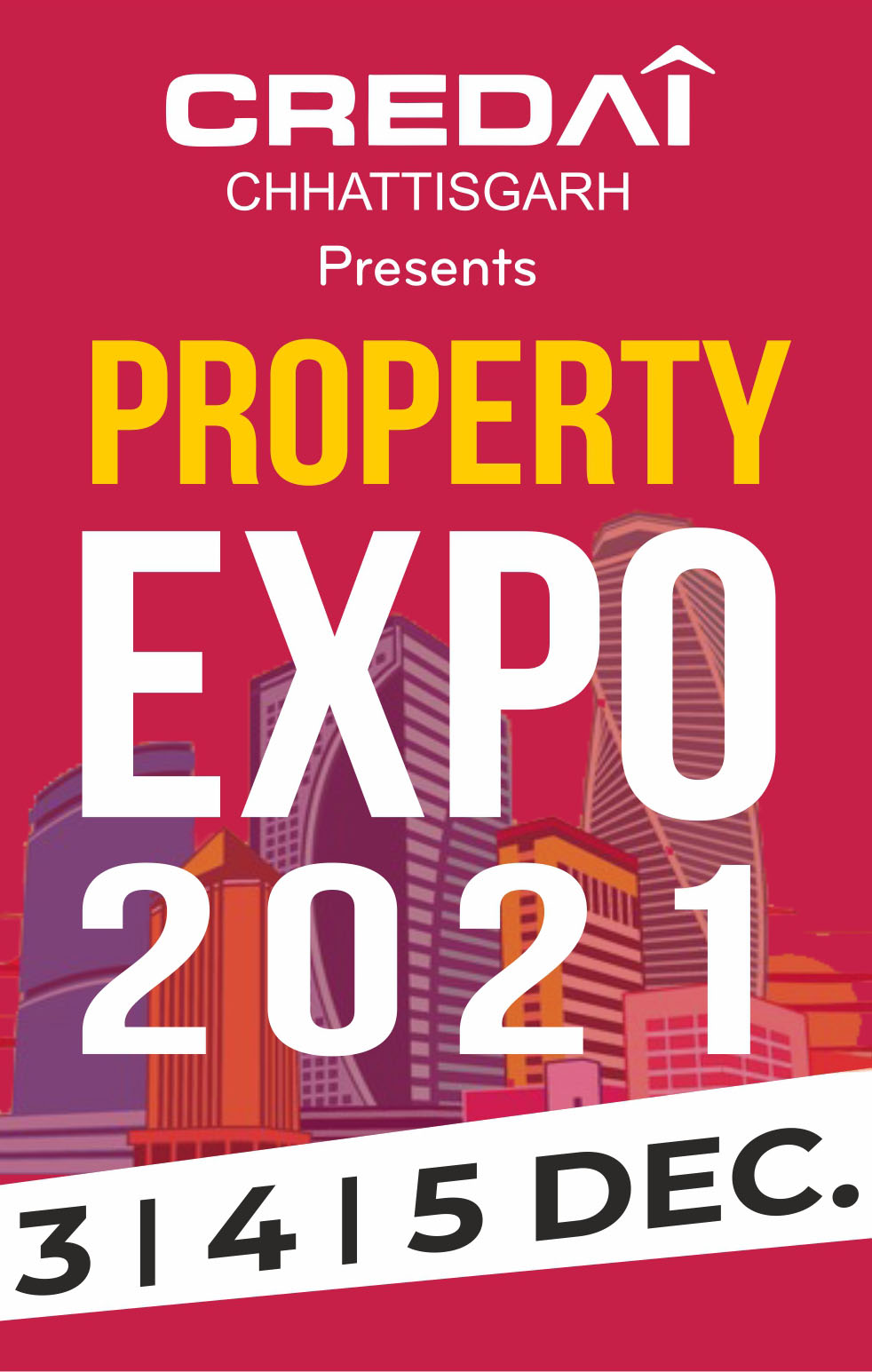 तारीख घोषणा के साथ ही क्रेडाई प्रॉपर्टी एक्सपो 2021 को मिलने लगा जबरदस्त प्रतिसाद