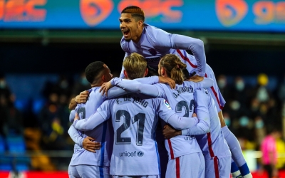 फुटबॉल : देर से किए गए गोल ने बार्सिलोना को दिलाई जीत