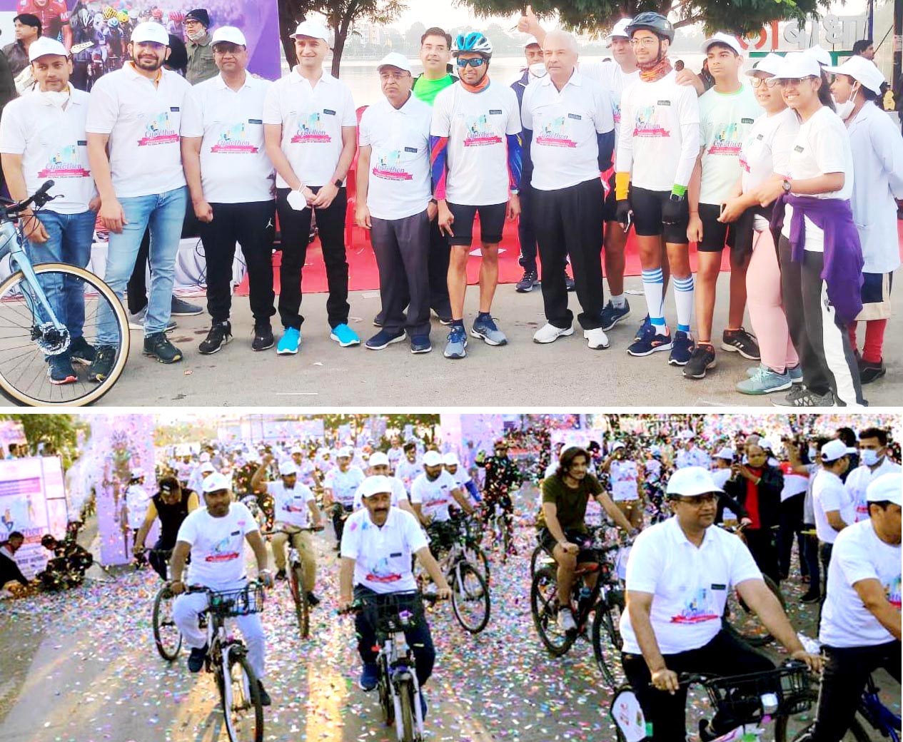 रामकृष्ण केयर साइक्लोथॉन में उमड़ी अपार भीड़, अंगदान करें और सभी को प्रोत्साहित करें-डॉ. दवे