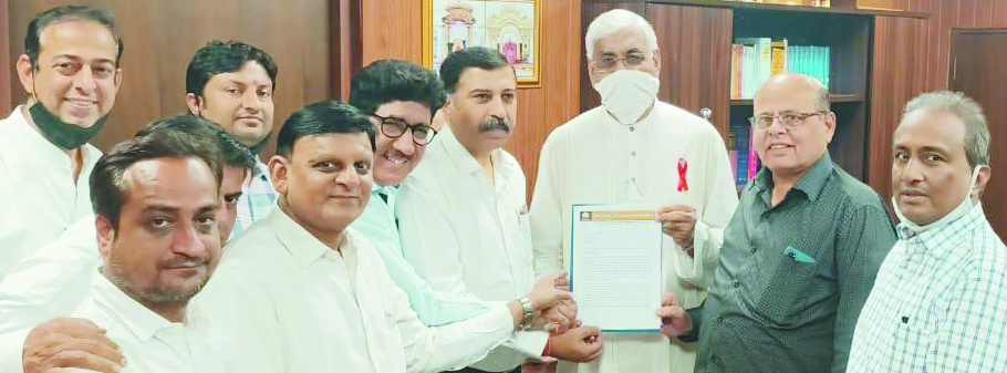 टेक्सटाइल, फुटवेयर और स्टेशनरी में केन्द्र जीएसटी पर चेम्बर-कैट का छग वाणिज्यकर मंत्री को ज्ञापन