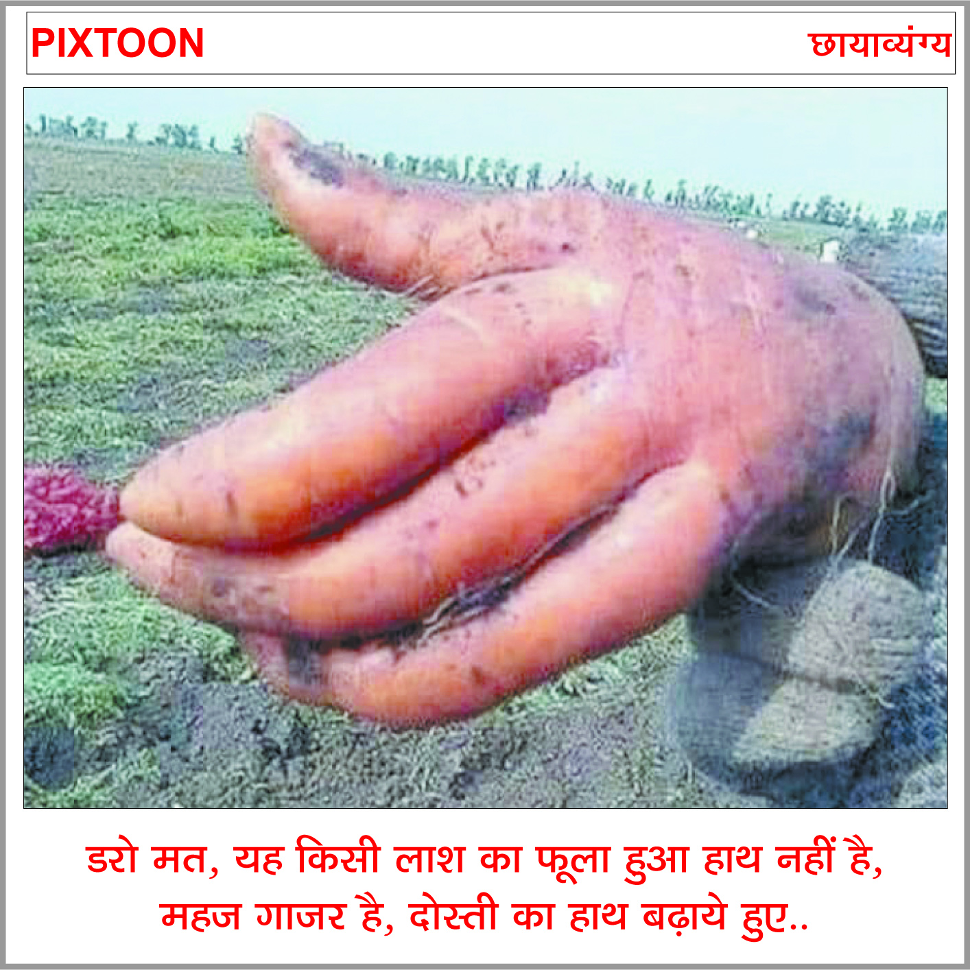 दैनिक 'छत्तीसगढ़' का पिक्सटून, 3 दिसम्बर