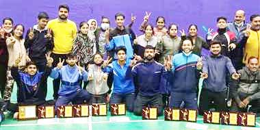 250 प्रतिभागियों ने वाहवाही बटोरी, बैडमिंटन में खिलाडिय़ों ने दिखाया उत्साह