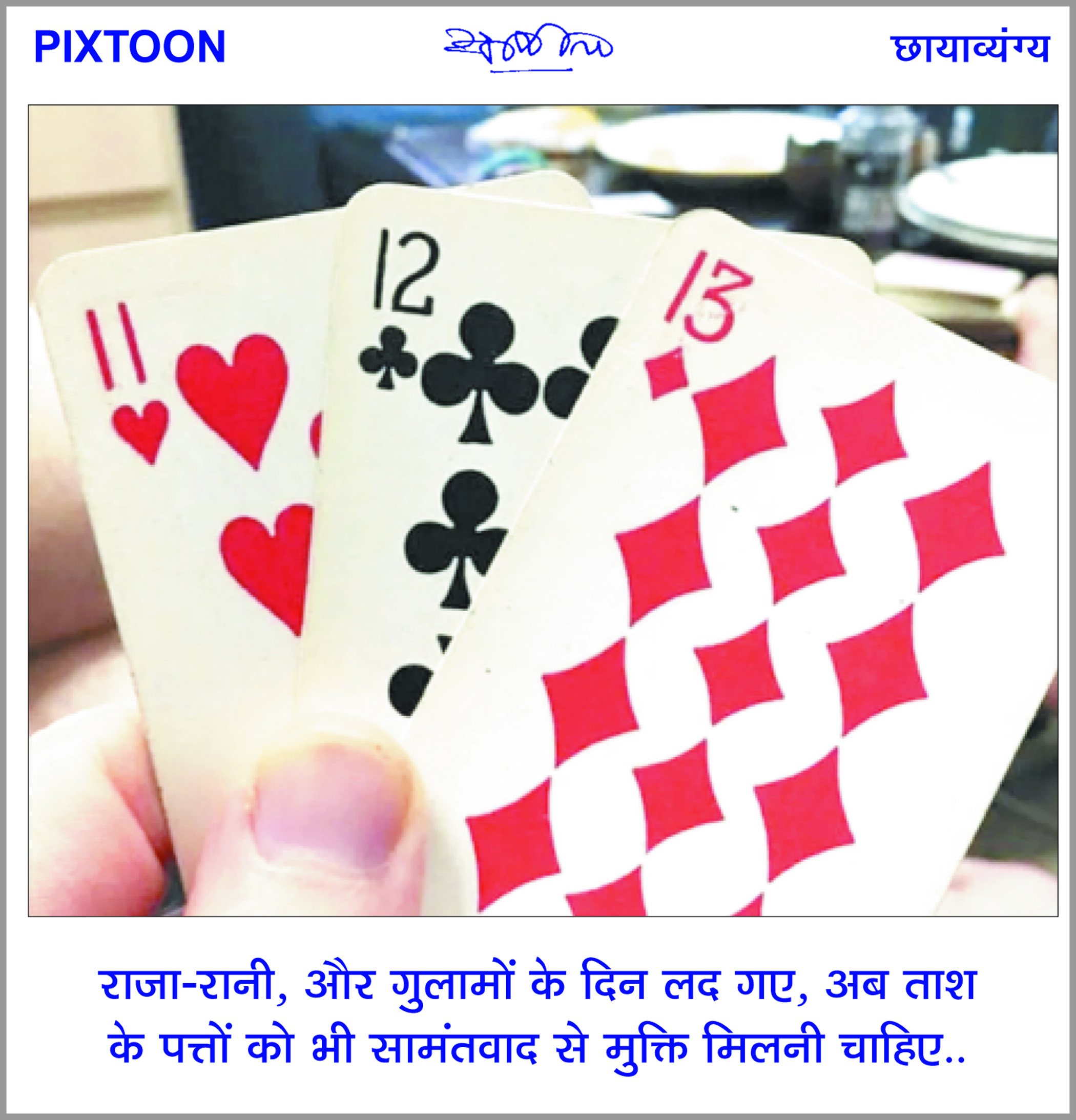  दैनिक 'छत्तीसगढ़' का पिक्सटून, 29 दिसम्बर