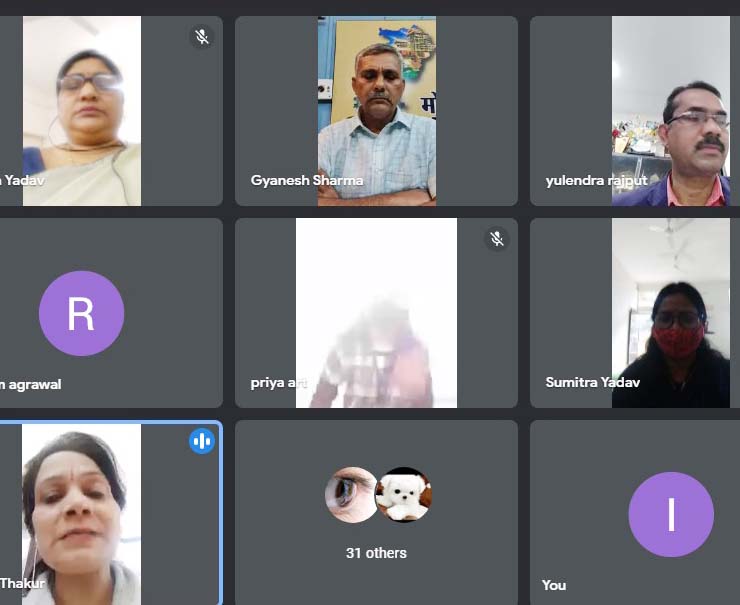 अग्रसेन महाविद्यालय में योग-आधारित जीवन पद्धति से कोरोना पर विजय संभव पर वेबिनार