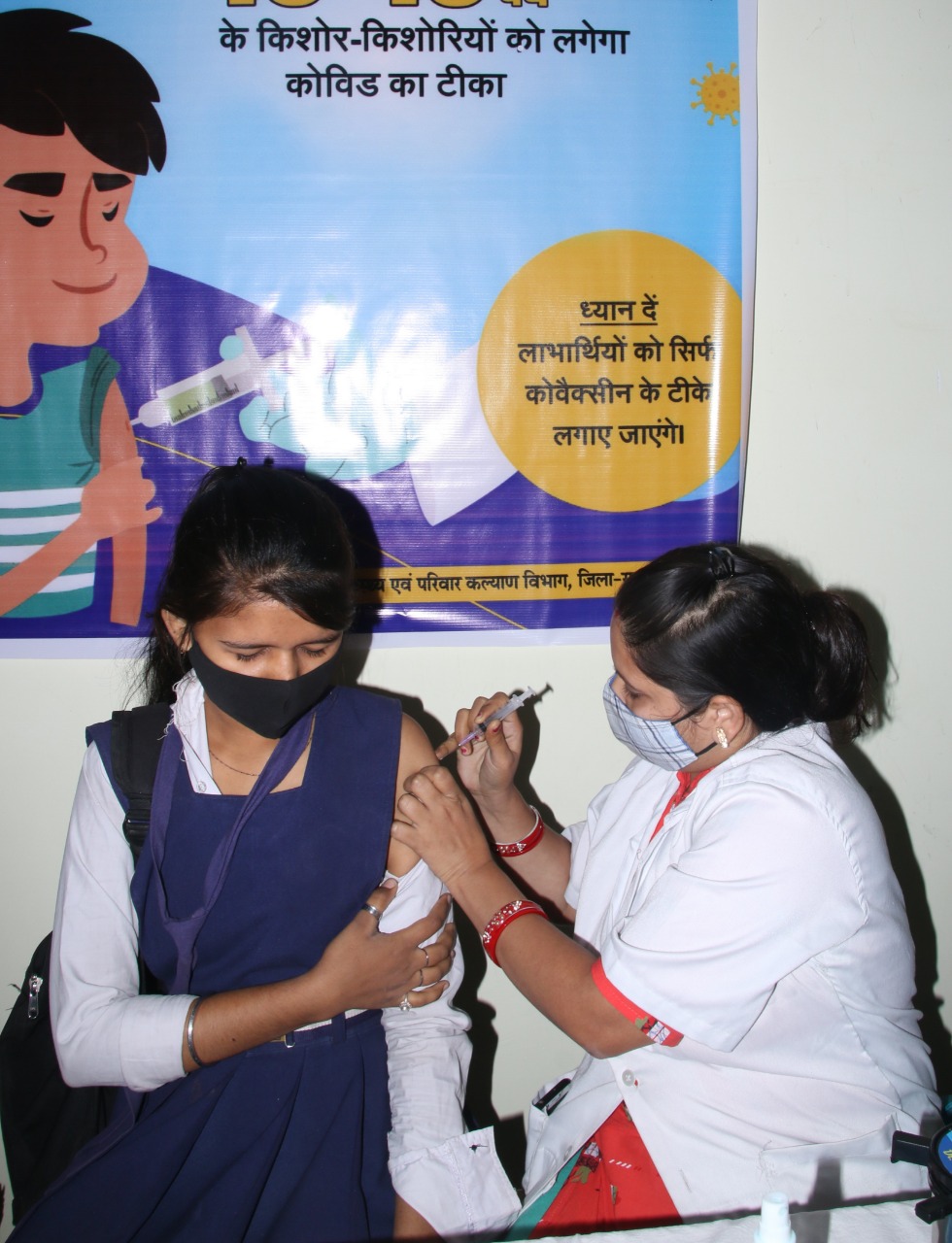 मुंगेली में दस दिन में लगा 70 फीसदी टीका, नांदगांव में 65 फीसदी..