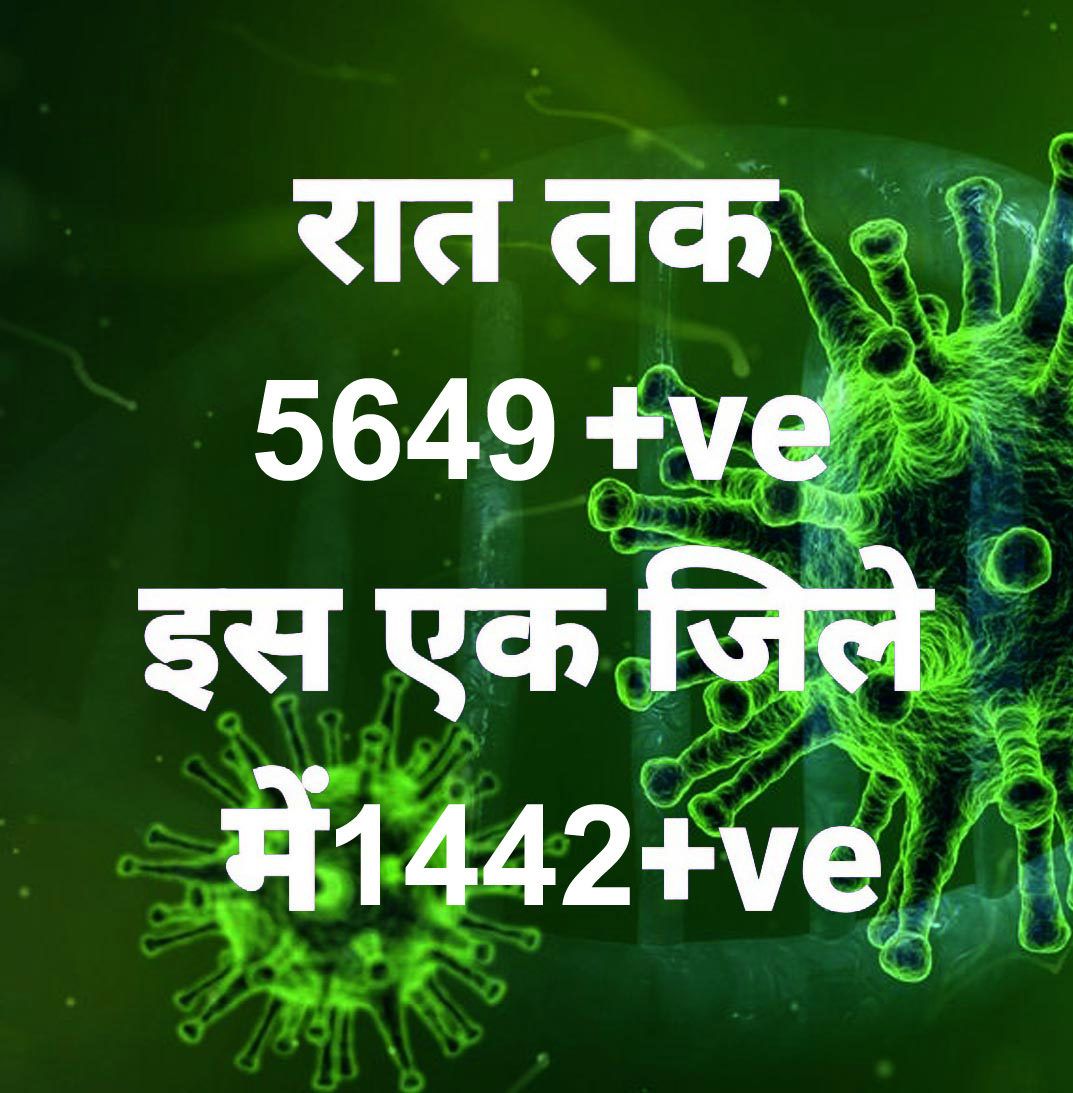 प्रदेश में आज 15 मौतें, रात तक 5649 पॉजिटिव, सर्वाधिक रायपुर जिले में, दुर्ग हजार पार