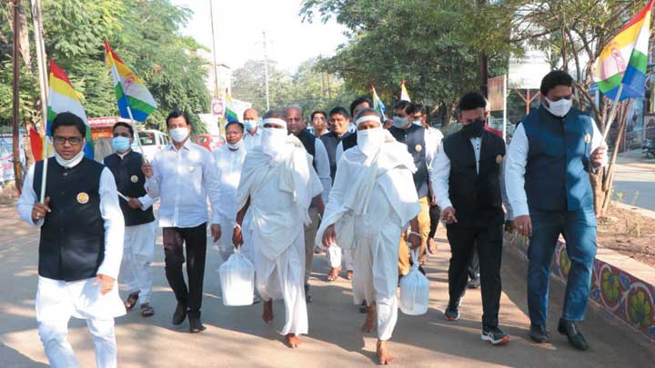 प्रवीण ऋषि के मंगल प्रवेश से जैन समाज में दिखा उत्साह, उत्सव मनाया सादगी के साथ  