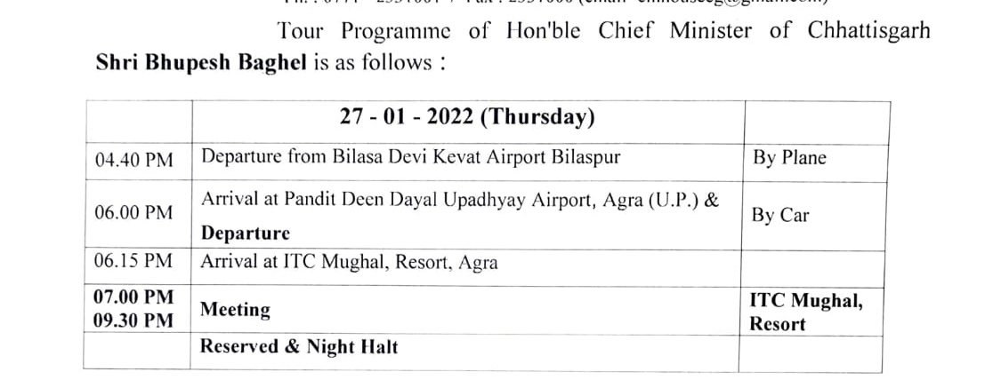 सीएम आज आगरा जा रहे