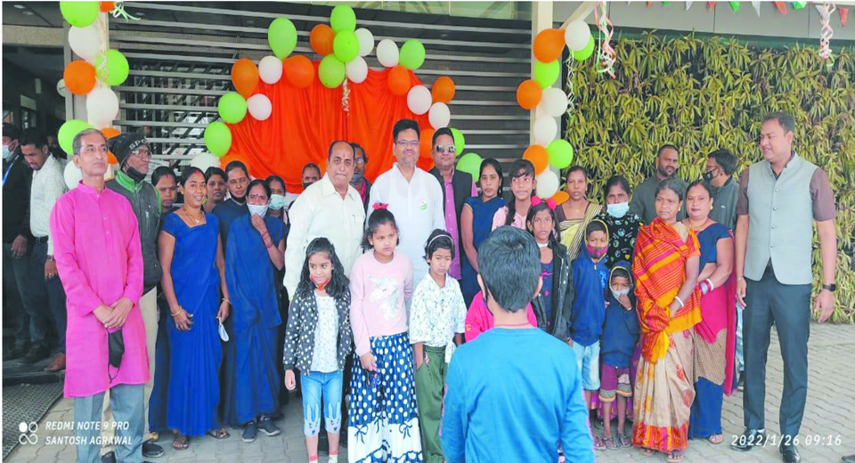 अविनाश ग्रुप ने हर्षोल्लास से मनाया 73वां गणतंत्र दिवस