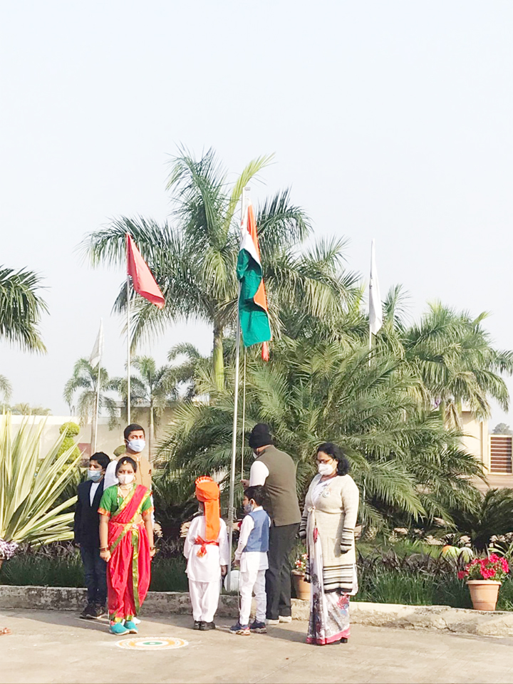 एमएम स्कूल ने हर्षोल्लास से मनाया 73वां गणतंत्र दिवस