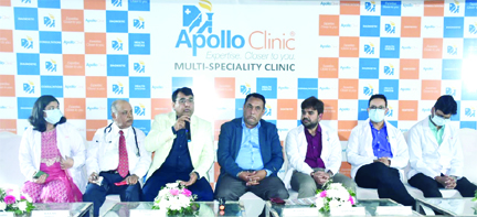 अपोलो क्लिनिक का भव्य शुभारंभ, शहर के बीच सभी सुपर स्पेशलिटी चिकित्सा सुविधाएं एक छत के नीचे  
