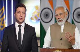 प्रधानमंत्री मोदी यूक्रेन के राष्ट्रपति जेलेंस्की से सोमवार को फोन पर बात करेंगे