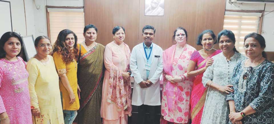 महिला चेम्बर ने किया डॉ. भीमराव अंबेडकर हॉस्पिटल को 11 बेड दान