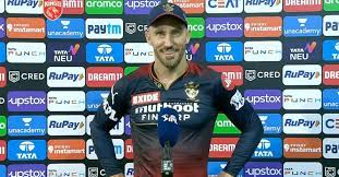 फ़ैफ़ डू प्लेसि की कप्तानी पारी ने बेंगलौर को दिलाई जीत