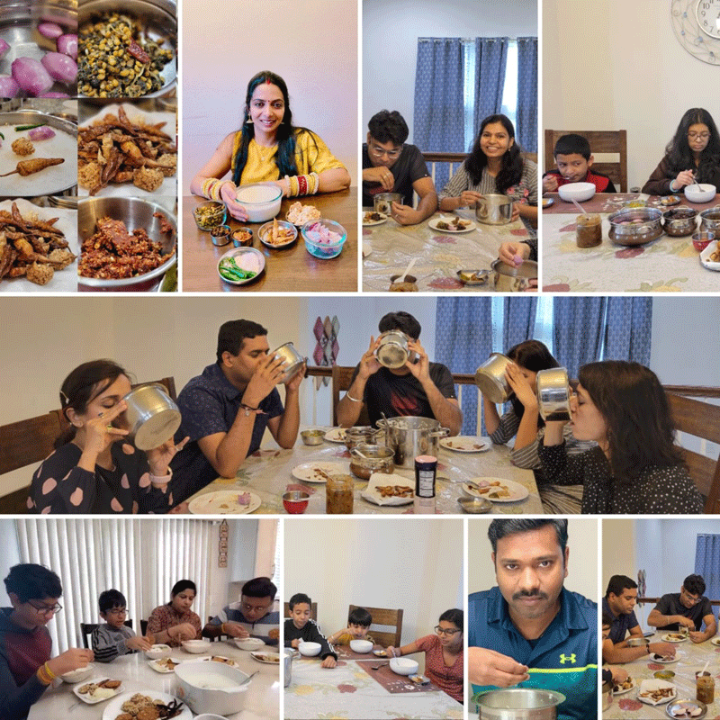 मुख्यमंत्री श्री भूपेश बघेल के आहवान पर सात समुंदर पार पहुंचा बोरे-बासी का स्वाद