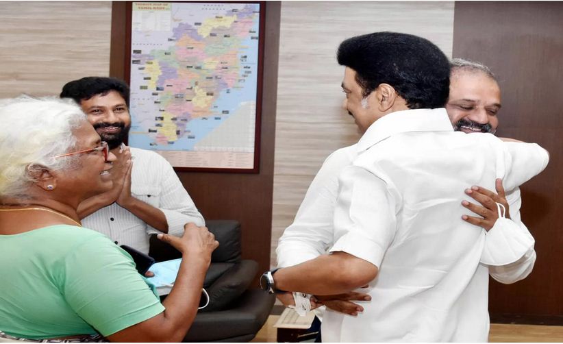 राजीव के हत्यारे की रिहाई