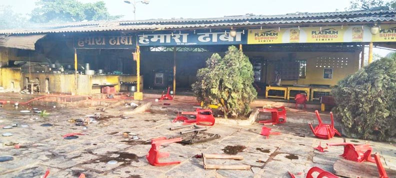 ढाबा में तोडफ़ोड़ और उपद्रव के आरोप में तीन पकड़ाए, मुख्य संदेही की हुई पहचान