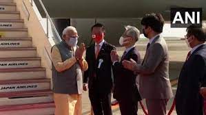 प्रधानमंत्री मोदी दो दिवसीय यात्रा पर जापान पहुंचे, क्वाड शिखर सम्मेलन में हिस्सा लेंगे