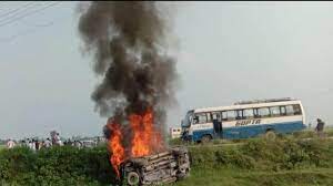 लखीमपुर खीरी किसान हत्याकांड के गवाह पर हमला