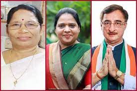 मध्यप्रदेश से राज्यसभा के लिए निर्विरोध चुने गए तन्खा, सुमित्रा और कविता
