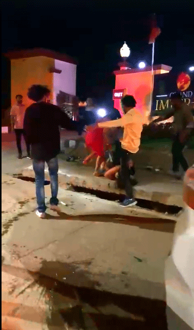 वीआईपी रोड में मारपीट तेलीबांधा पुलिस जांच में जुटी