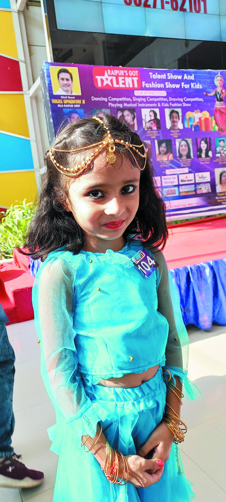 रायपुर गॉट टेलेंट प्रतियोगिता में हंशवी बनी विजेता