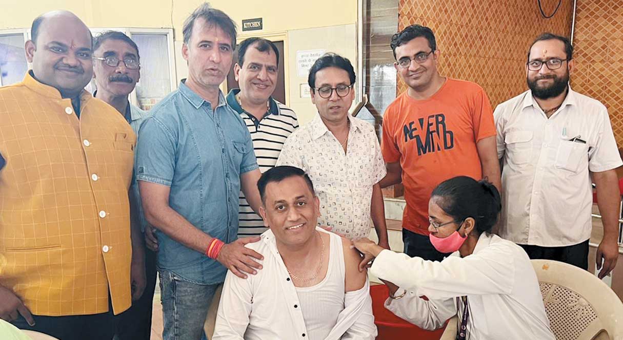  कोरोना रोकथाम हेतु चेम्बर-कैट ने बूस्टर वैक्सीनेशन शिविर किया शुरू