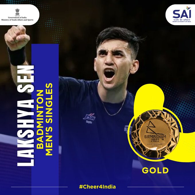 लक्ष्य सेन ने भी लगाया गोल्ड पर निशाना, बैडमिंटन में भारत को एक और गोल्ड