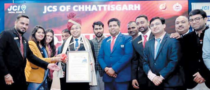 जेसीआई जूनियर चेम्बर इंटरनेशनल राष्ट्रीय अध्यक्ष जेसी अंशु सराफ़ के प्रदेश आगमन पर कई सामाजिक कार्यक्रम