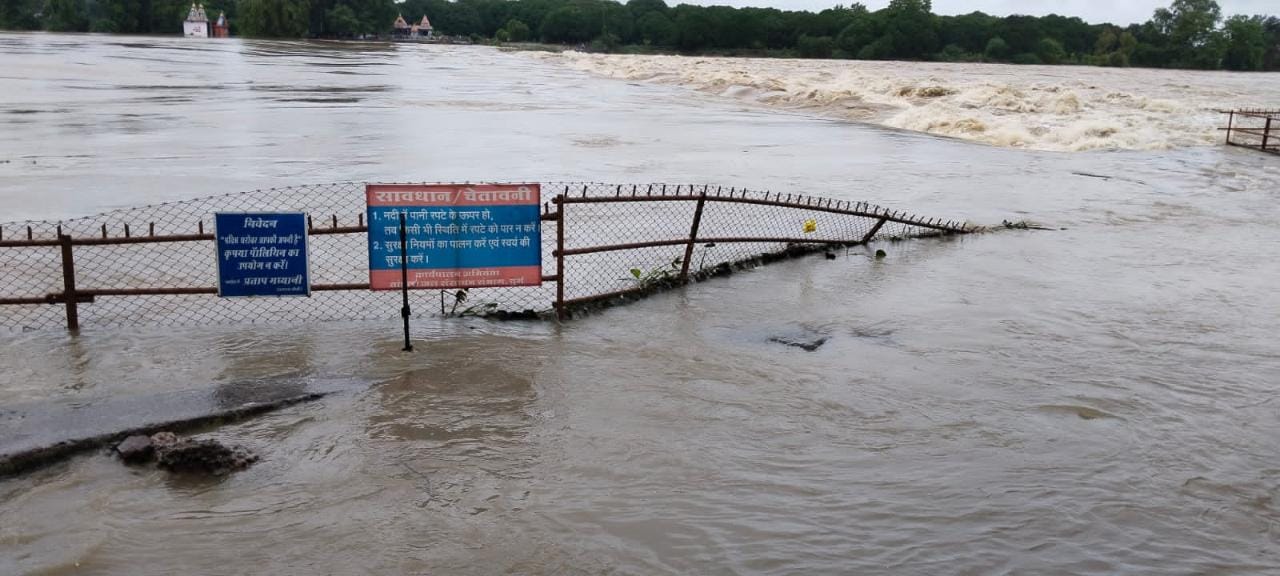 महानदी का तेजी से बढ़ रहा जलस्तर