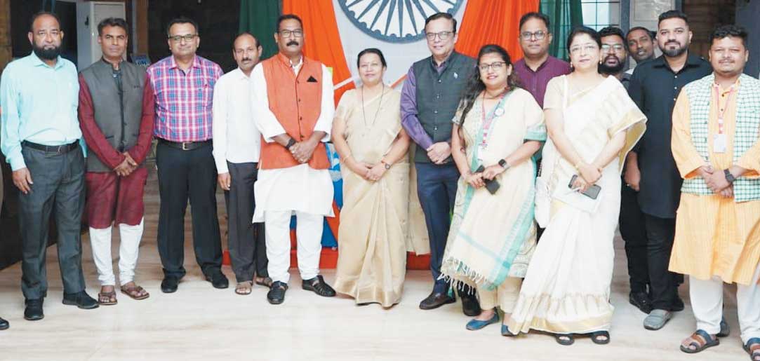 कलिंगा विश्वविद्यालय परिसर में बड़े उत्साह के साथ 75वां स्वतंत्रता दिवस मनाया गया