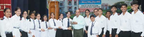 राजकुमार कॉलेज में अन्तर्दलीय अंग्रेजी काव्य पाठ, भाषण एवं वाद-विवाद प्रतियोगिता 2022