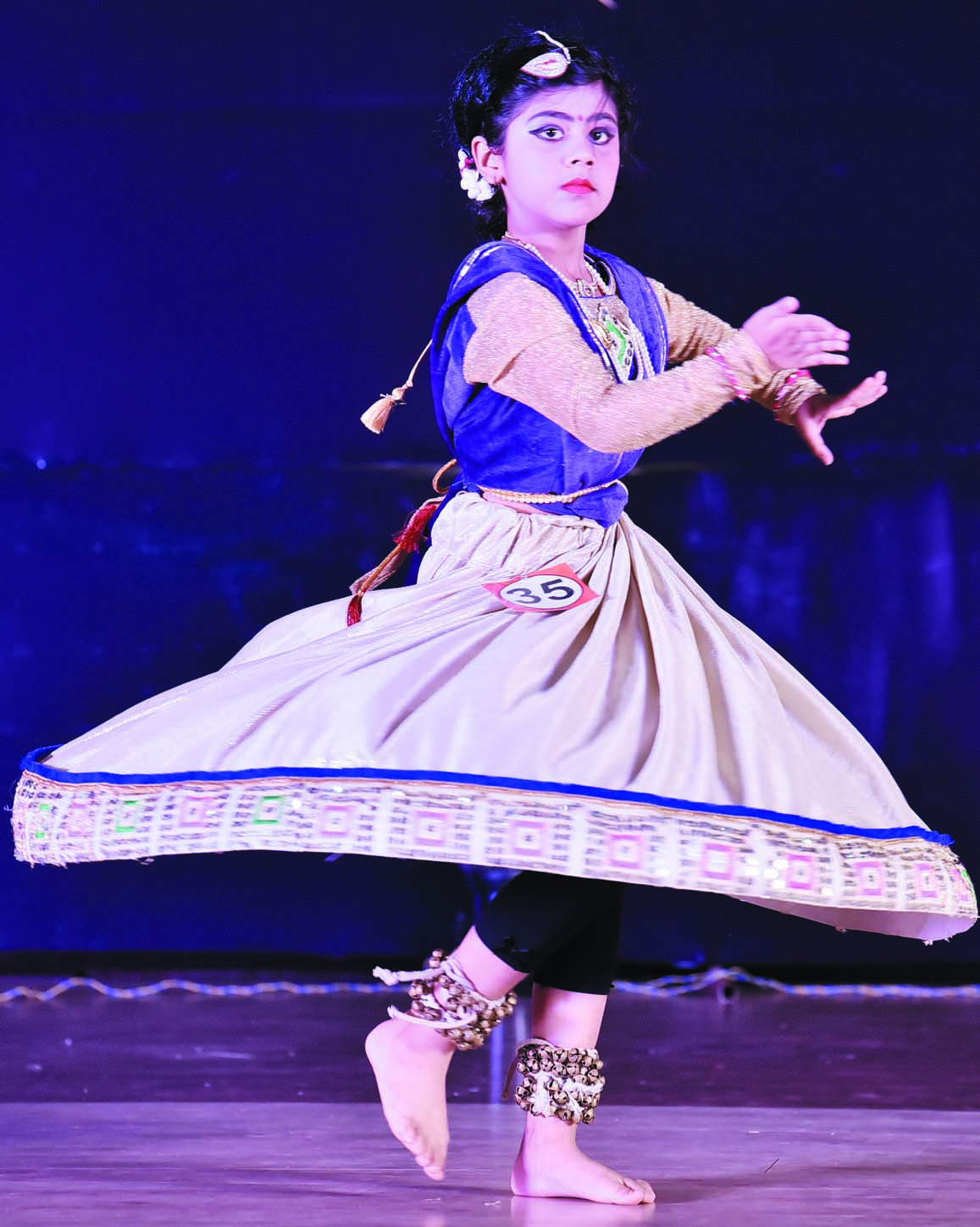 एनएच गोयल वल्र्ड स्कूल की अनुष्ना ने जीती राष्ट्रीय कत्थक प्रतियोगिता