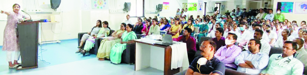 सुयश हॉस्पिटल में रेडिएशन स्पेशलिस्ट डॉ. नंदिता ने किया कैंसर पर जागरूक