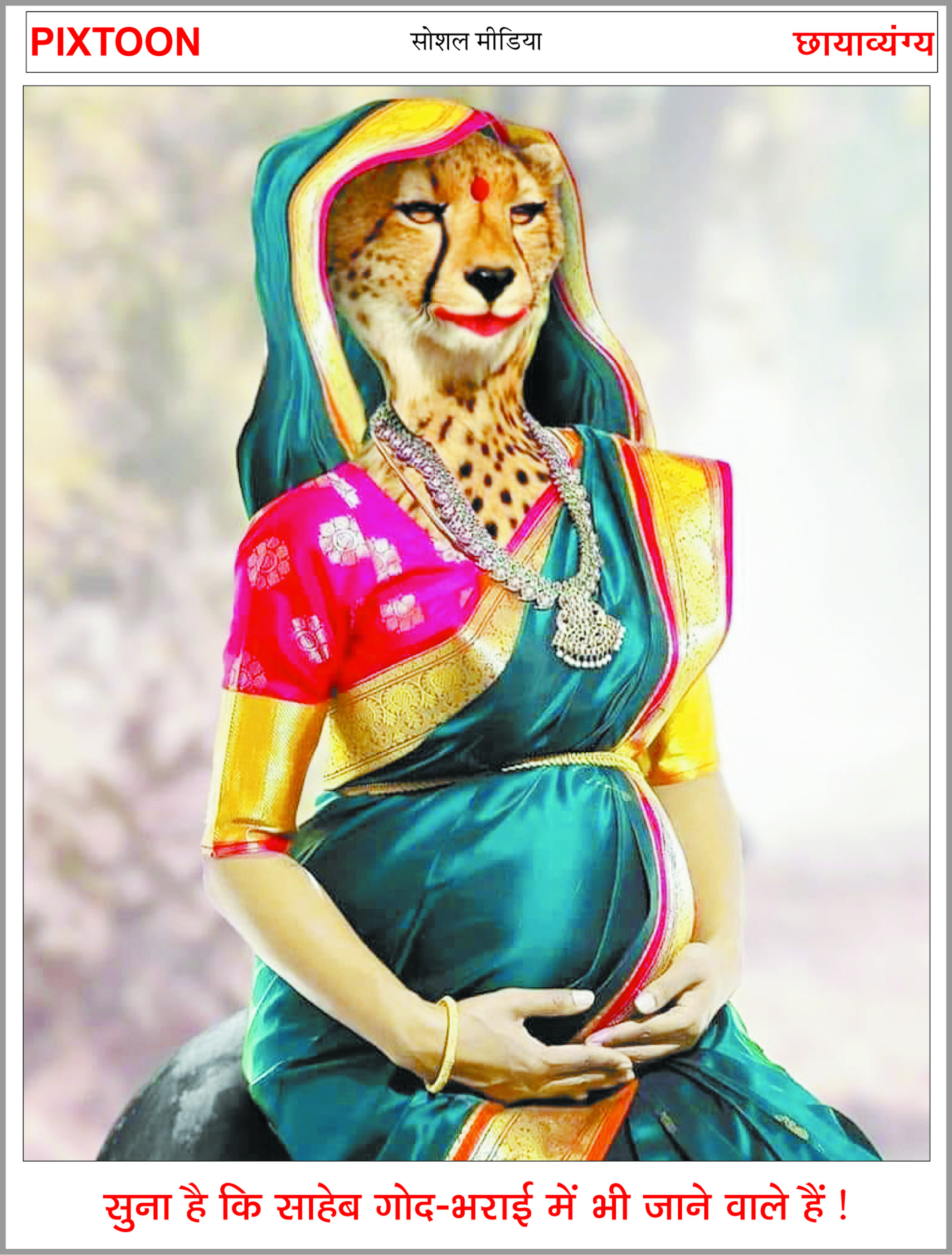  दैनिक 'छत्तीसगढ़' का पिक्सटून,  3 अक्टूबर