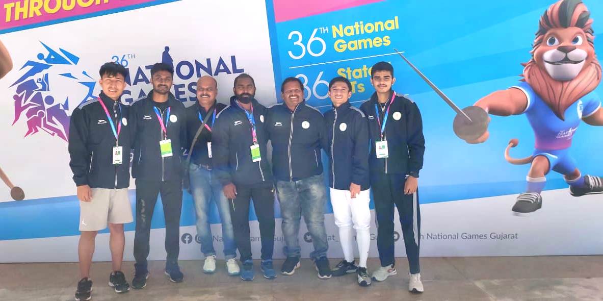 नेशनल गेम्स-22 तलवारबाजी में छत्तीसगढ़ ने जीते चार पदक