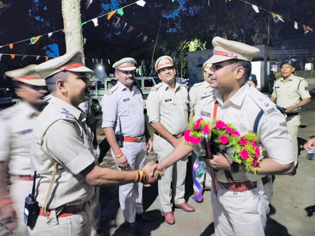 जीपीएम के एसपी का पदभार संभाला उदय किरण ने जीपीएम के एसपी का पदभार संभाला उदय किरण ने