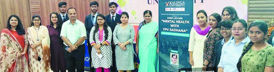 कलिंगा में  वाईपीवी साधना के साथ मानसिक स्वास्थ्य पर अतिथि सत्र