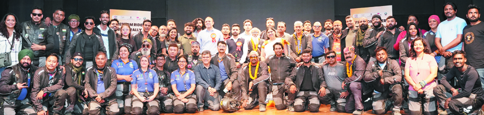 फ्रीडम राइडर बाइक रैली का केपीएस में भव्य स्वागत