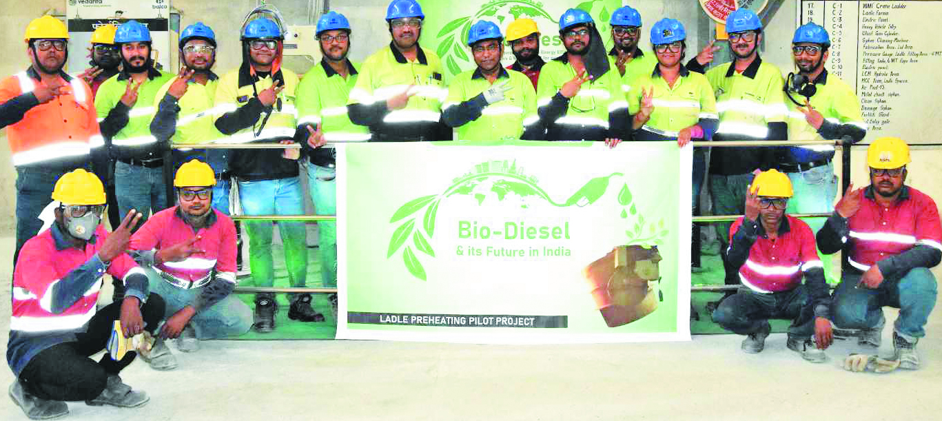 वेदांता बालको ने एल्यूमिनियम स्मेल्टर में बायोडीजल के उपयोग का सफलतापूर्वक किया परीक्षण