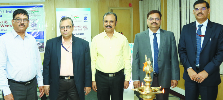 मुख्य तकनीकी परीक्षक का वीएडब्ल्यू के लिए एनएमडीसी का दौरा