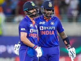 विराट कोहली और सूर्यकुमार यादव को मिली आईसीसी की टीम में जगह