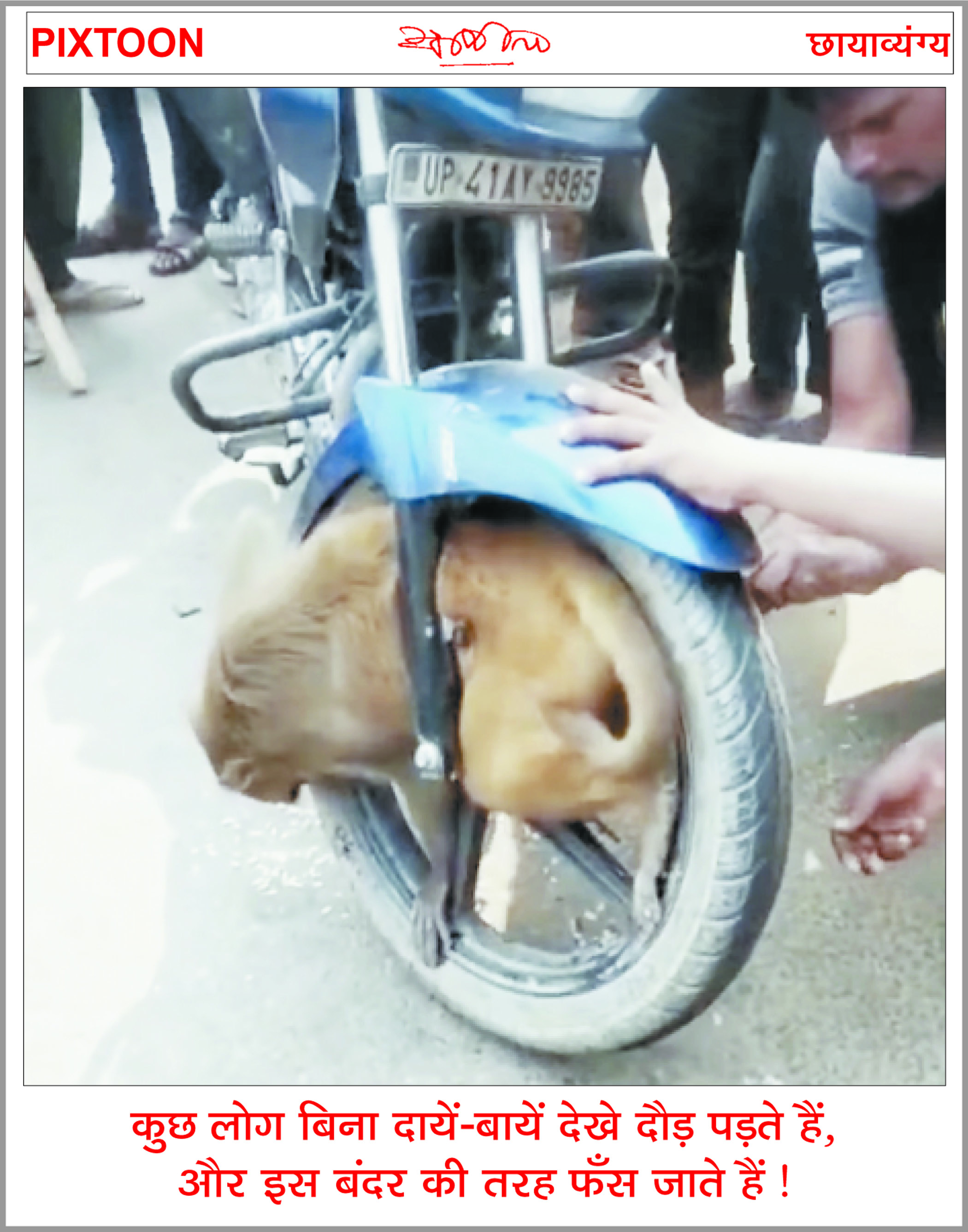 दैनिक 'छत्तीसगढ़' का पिक्सटून, 15 नवंबर