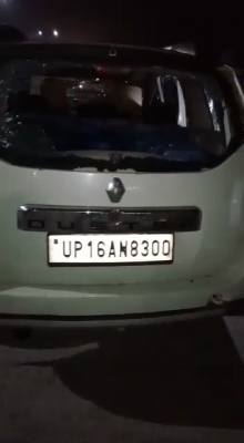 बदमाशों ने दारोगा, कॉन्स्टेबल पर किया हमला, गाड़ी छोड़ हुए फरार बदमाशों ने दारोगा, कॉन्स्टेबल पर किया हमला, गाड़ी छोड़ हुए फरार