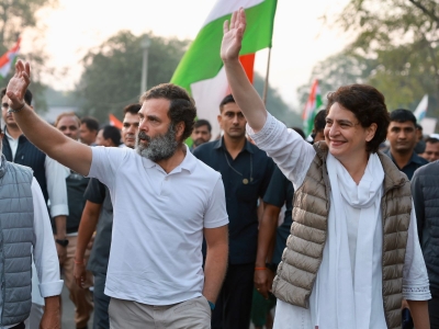 भारत जोड़ो यात्रा में राहुल गांधी को मिला प्रियंका का साथ भारत जोड़ो यात्रा में राहुल गांधी को मिला प्रियंका का साथ