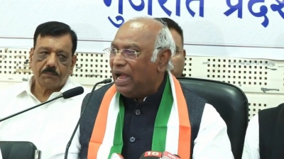 सांप्रदायिक आधार पर प्रचार कर रही भाजपा : खड़गे सांप्रदायिक आधार पर प्रचार कर रही भाजपा : खड़गे