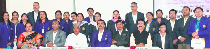 अग्रसेन महाविद्यालय में दो दिवसीय कार्यशाला 