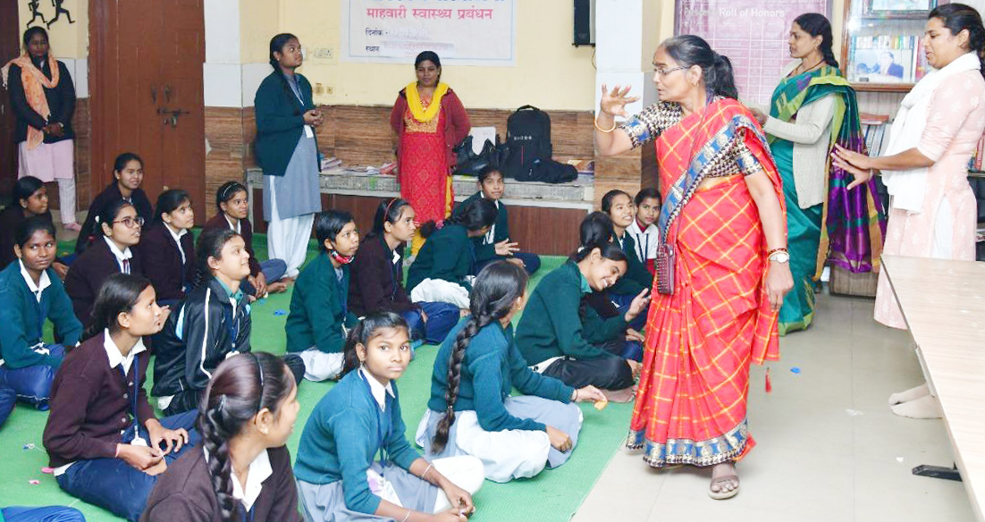 बालको ने दिव्यांगों को दिया माहवारी स्वच्छता प्रबंधन प्रशिक्षण बालको ने दिव्यांगों को दिया माहवारी स्वच्छता प्रबंधन प्रशिक्षण