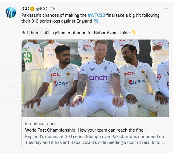 अपने ही घर में पाक टीम हारी, इंग्लैंड ने 3-0 से जीती टेस्ट सिरीज़